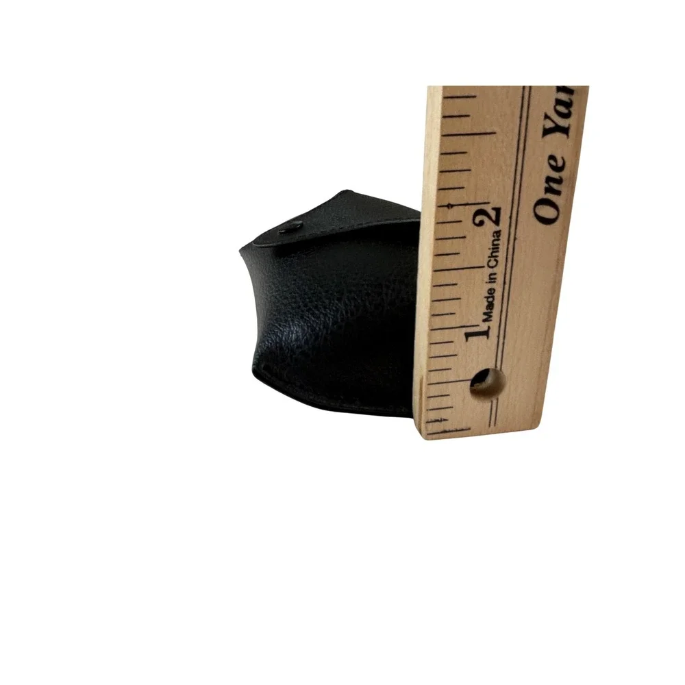 Ray-Ban Sunglasses Case Black Faux Leather OS Classic Snap Closure Logo